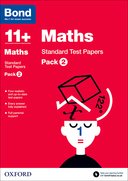 Cover image - Bond Maths 11+ Standard Test Papers Pack 2 