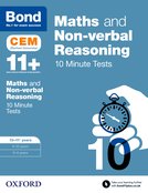 Cover image - Bond 11+: Maths & Non-verbal Reasoning: CEM 10 Minute Tests: 8-9 years