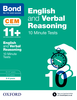 Cover image - Bond 11+: English & Verbal Reasoning: CEM 10 Minute Tests :8-9 years