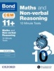 Cover image - Bond 11+: Maths & Non-verbal reasoning: CEM 10 Minute Tests :10-11 years