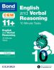 Cover image - Bond 11+: English & Verbal Reasoning: CEM 10 Minute Tests: 9-10 years